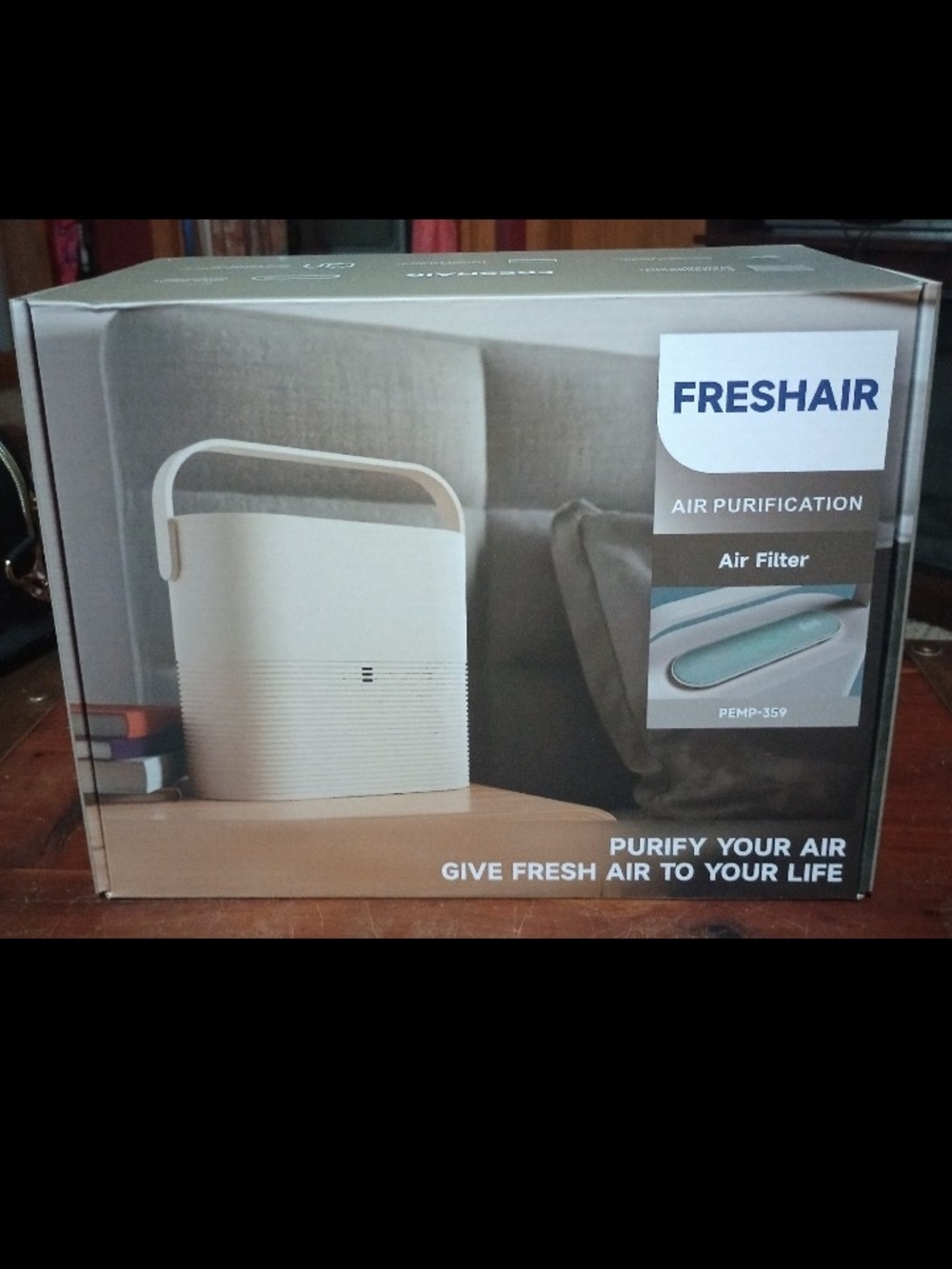 Freesh Air Cream Portable Air Purifier - Compact Air Filter